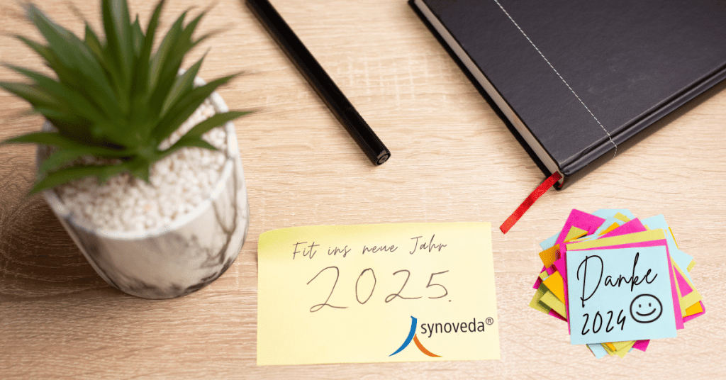 Danke für 2024 und auf ein Neues in 2025 1 Das Synoveda-Team sagt Danke für 2024!