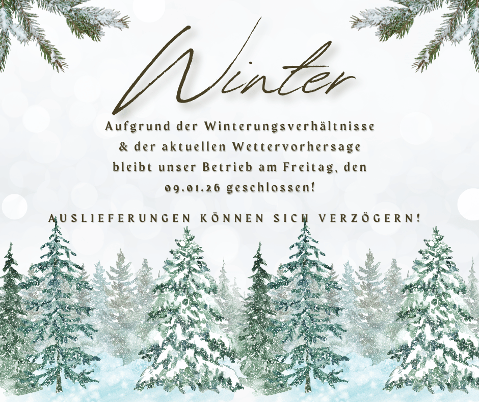 Winter - Verzögerte Lieferungen